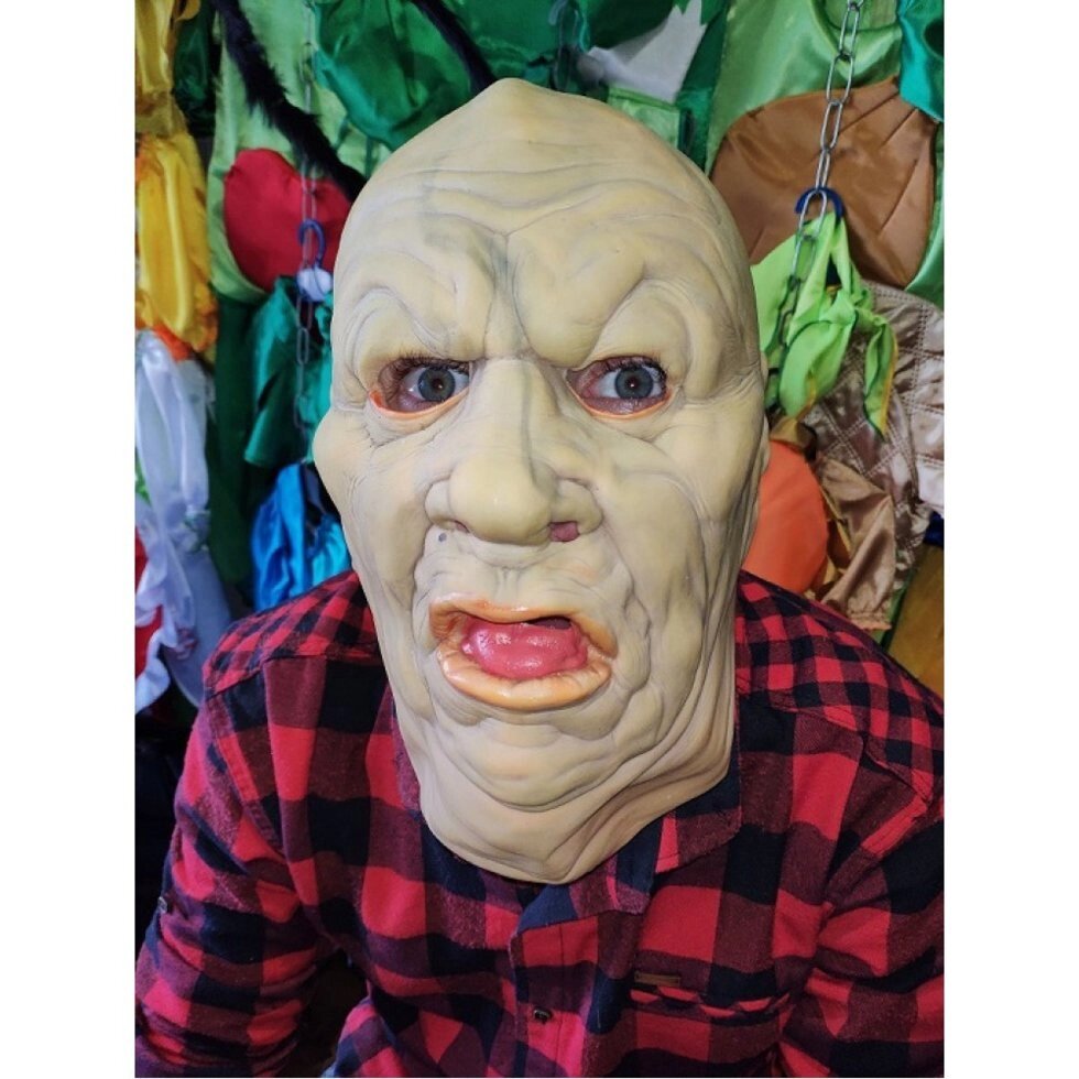 Маскарадна маска страшна Жірдяя маска-шапка на Хеллоуїн від компанії Інтернет магазин "Megamaks" - фото 1