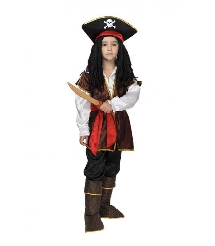 Маскарадний дитячий костюм Пірата Джека Горобця на Новий Рік від компанії Інтернет магазин "Megamaks" - фото 1