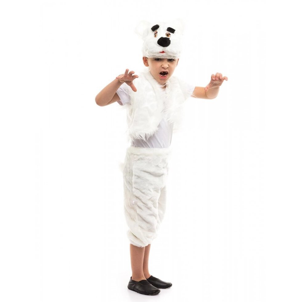 Маскарадний костюм білого Медведя для хлопчика від компанії Інтернет магазин "Megamaks" - фото 1
