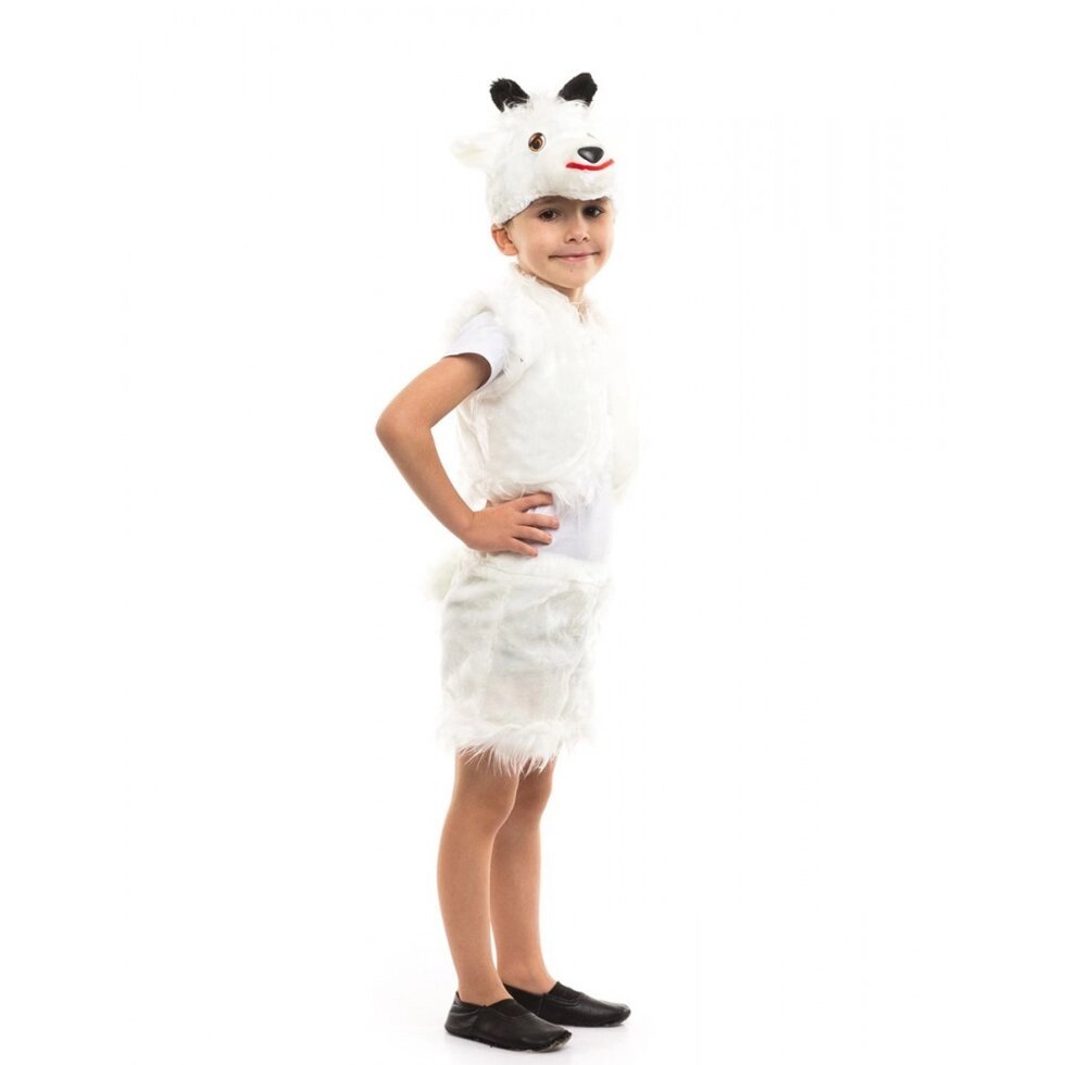 Маскарадний костюм Козлика білий для хлопчика 104-122 см від компанії Інтернет магазин "Megamaks" - фото 1