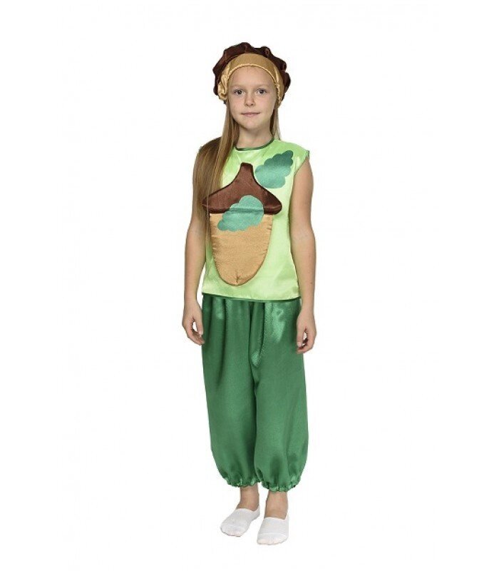 Маскарадний костюм Жолудя для дітей віком від 5 до 9 років від компанії Інтернет магазин "Megamaks" - фото 1