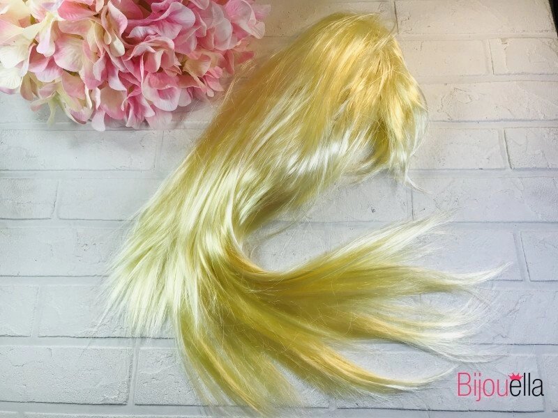 Маскарадний перуку блонд прямий 120 гр, 57 см на карнавали і Хелловін від компанії Інтернет магазин "Megamaks" - фото 1