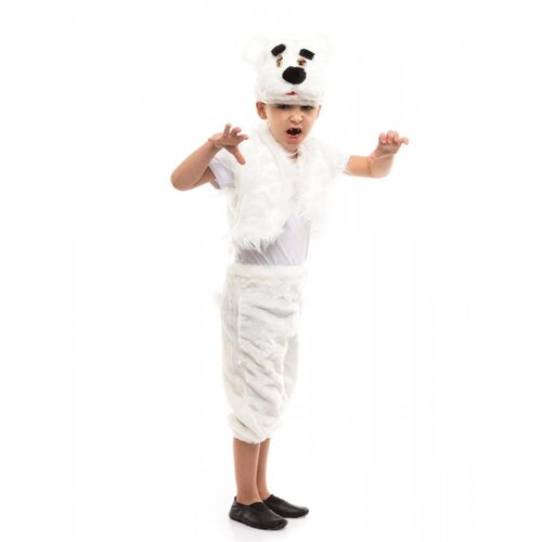 Маскарадний костюм білого Медведя для хлопчика