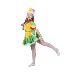 Маскарадний костюм Папугу для дівчинки від 3 до 7 років