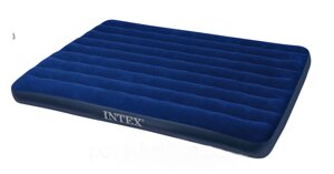 Матрас надувной Intex Classic Downy Airbeds 68758 (191х137х22см)