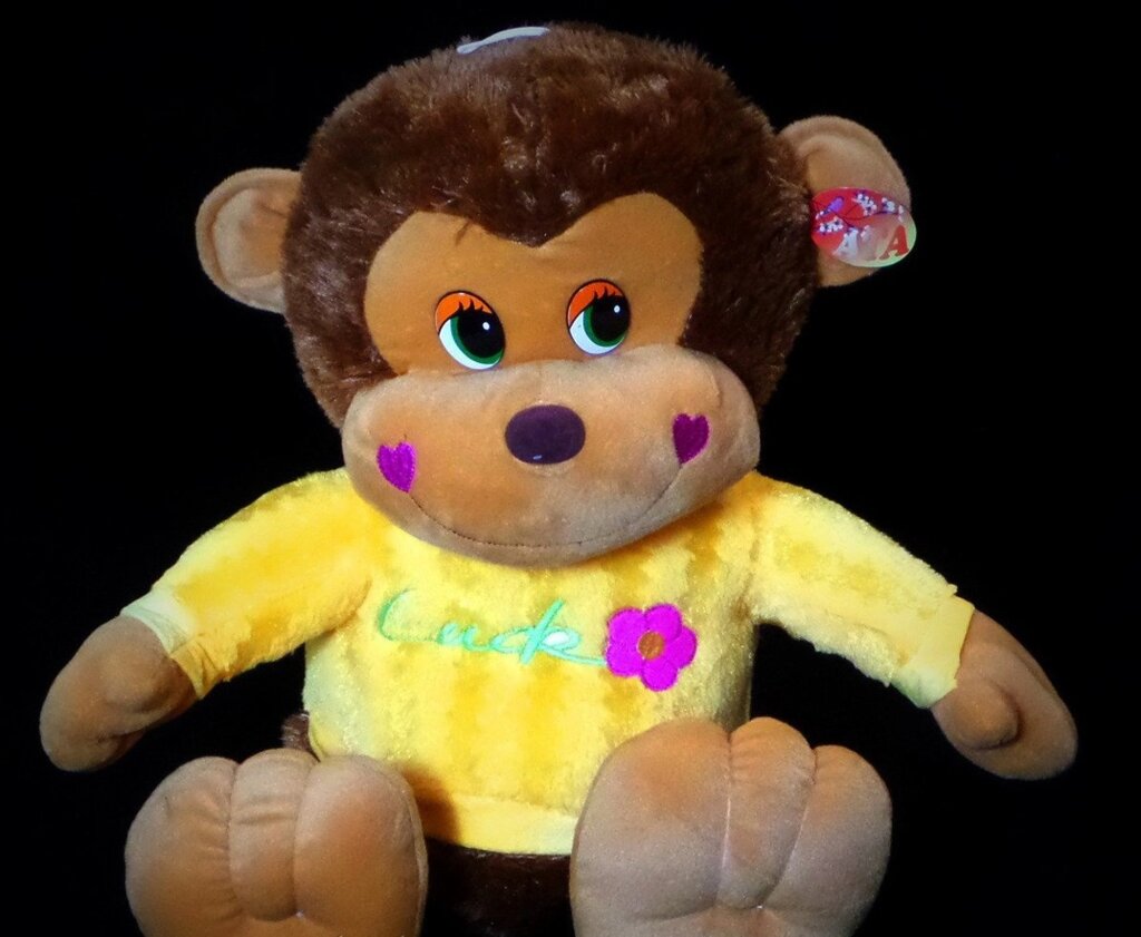 Мавпа 50 см в кофтині м'яка іграшка весела мавпа музична дитячі іграшки від компанії Інтернет магазин "Megamaks" - фото 1