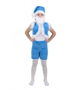 Хутровий дитячий костюм Гнома, блакитний на Новий Рік, свято, карнавал