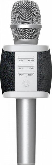 Мікрофон караоке XR з колонками 10Вт бездротової Bluetooth темно-сірий від компанії Інтернет магазин "Megamaks" - фото 1