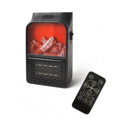 Міні камін дуйка Flame Heater 900W з пультом обігрівач портативний від компанії Інтернет магазин "Megamaks" - фото 1