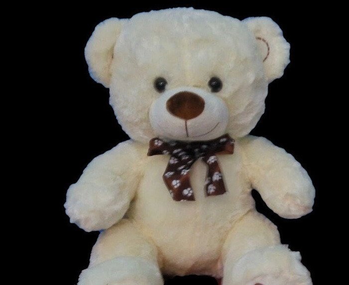 Мишка 52 см плюшевий ведмідь з бантом відмінний подарунок дитині чи дівчині на День Народження 8 березня від компанії Інтернет магазин "Megamaks" - фото 1
