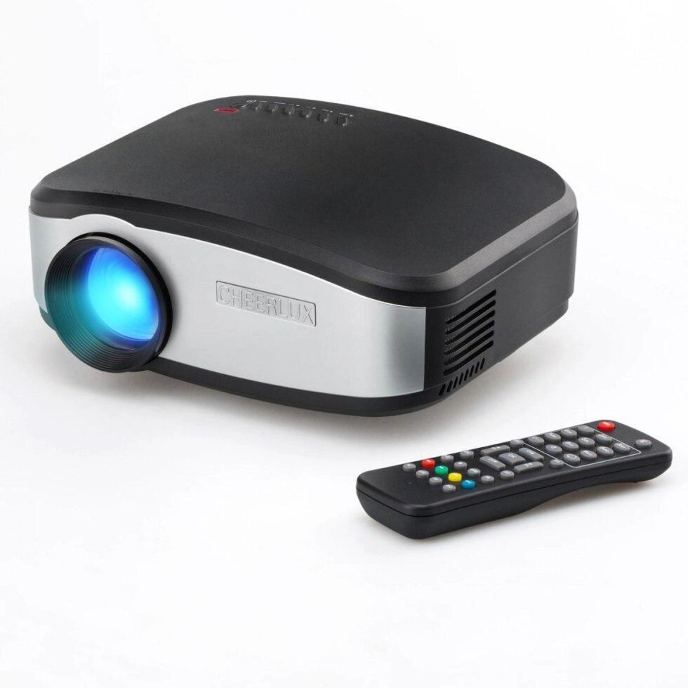 Мультимедійний LED проектор Full HD C6TV 1200 люмен яскравості і 800 * 480 пікселів від компанії Інтернет магазин "Megamaks" - фото 1