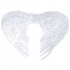 На гумці білі пір'яні крила 52 * 40 для карнавалу на Хеллоуїн крила ангела, Новий рік від компанії Інтернет магазин "Megamaks" - фото 1