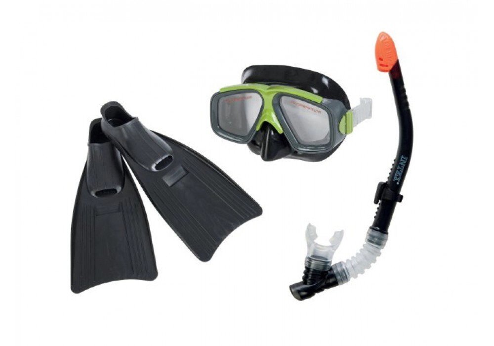 Набір для плавання окуляри, ласти, трубка Intex 55959 від компанії Інтернет магазин "Megamaks" - фото 1