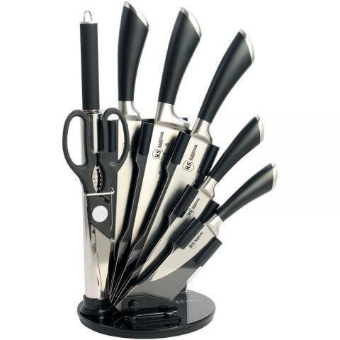 Набір кухонних ножів на підставці Rainstahl RS / KN-8001-08 8 предметів набір від компанії Інтернет магазин "Megamaks" - фото 1