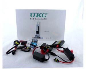 Набір для ксенону для автомобіля UKC Car Lamp H3 HID комплект 2 шт автосвет ксенон