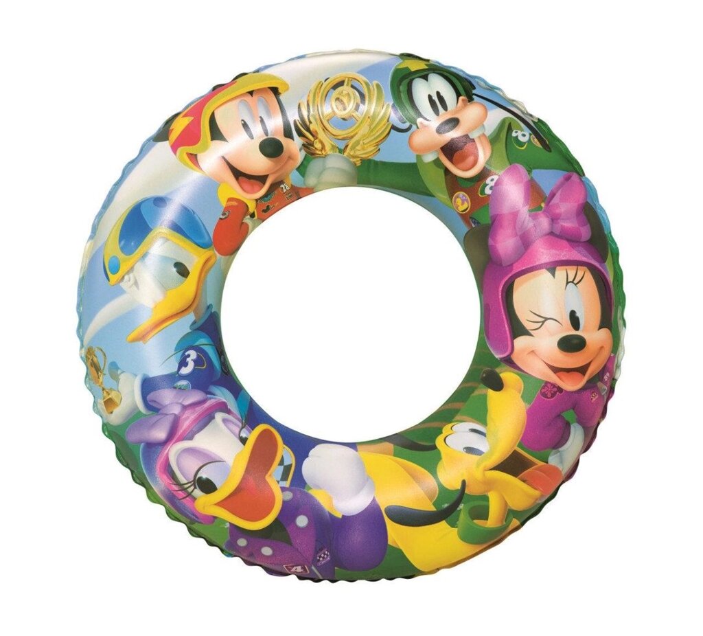 Надувний круг Міккі Маус Bestway 91004 коло для плавання Swim Ring 56 см Mickey Mouse від компанії Інтернет магазин "Megamaks" - фото 1