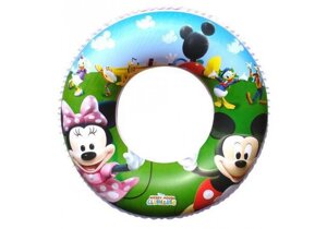 Надувний круг Міккі Маус Bestway 91004 коло для плавання Swim Ring 56 см Mickey Mouse