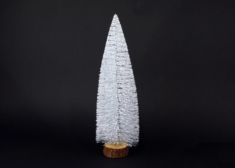 Новорічний декор біла ялинка 30 см від компанії Інтернет магазин "Megamaks" - фото 1