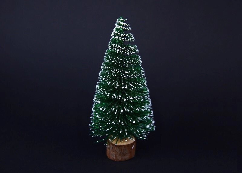 Новорічний декор новорічна ялинка в снігу зелена від компанії Інтернет магазин "Megamaks" - фото 1