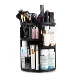 Органайзер для косметики 360° Rotation Cosmetic Organizer, що обертається (рожевий, білий, чорний)