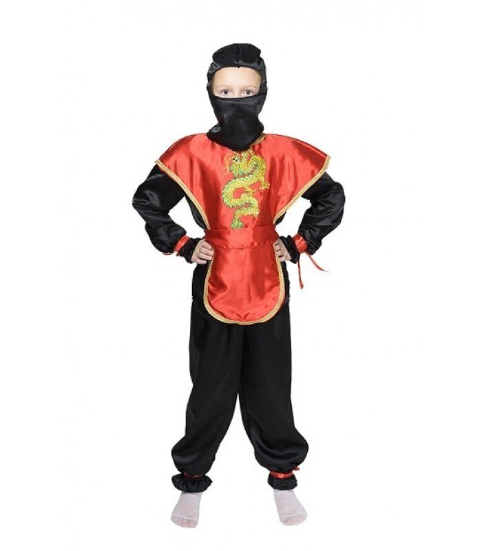 Оригінальний карнавальний костюм Ніндзі для вашої дитини від 4 до 9 років від компанії Інтернет магазин "Megamaks" - фото 1