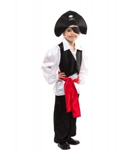 Відважний підкорювач морів, костюм маскарадний Пірат для хлопчиків