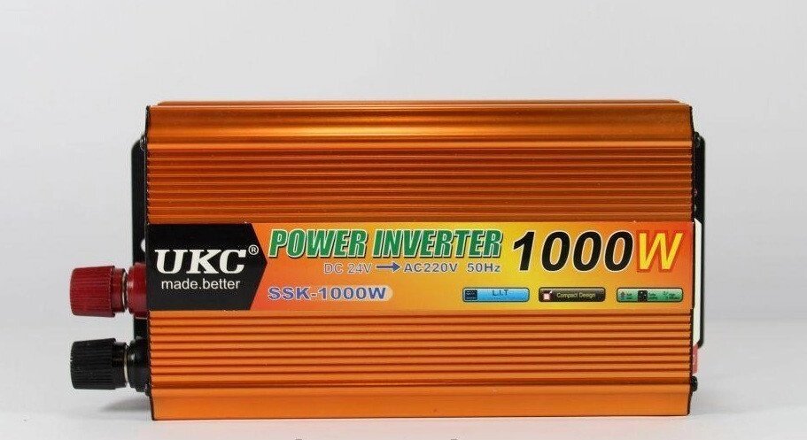 Перетворювач для автомобіля AC / DC SSK 1000W 24V автомобільний інвентор від компанії Інтернет магазин "Megamaks" - фото 1