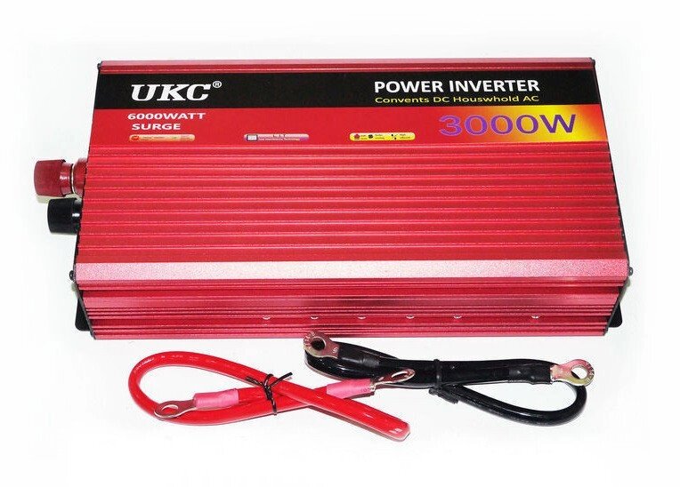 Перетворювач інвертор AC / DC UKC 24v-220v 3000W з функцією плавного пуску від компанії Інтернет магазин "Megamaks" - фото 1