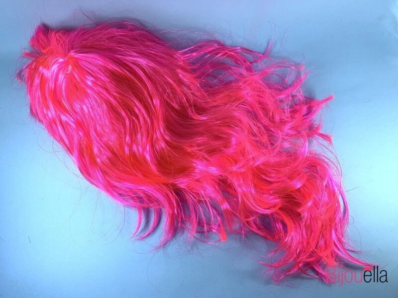Перука рожевий хвилястий 50 см на маскарадну вечірку ранки від компанії Інтернет магазин "Megamaks" - фото 1