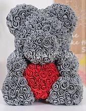 Плюшевий ведмідь з троянд 3D