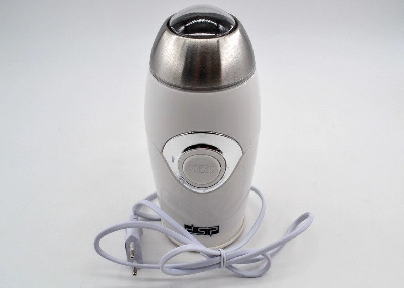 Кофемолка электрическая DSP KA3002 компактная белая - Інтернет магазин &quot;Megamaks&quot;