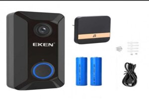 Бездротовий домофон відеодзвінок Eken V5 HD з WiFi дзвінком