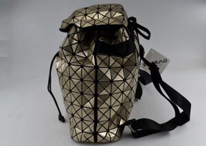 Рюкзак крутий BAO BAO космічний стильний міський золотий ISSEY MIYAKE