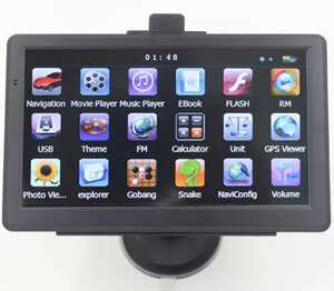 Автомобильный навигатор GPS android D716 (256 ОЗУ/6 ПЗУ) антибликовый экран 7 дюйм