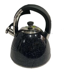 Чайник із неіржавкої сталі зі свистком Benson BN-731 на 3,5 л, чорний