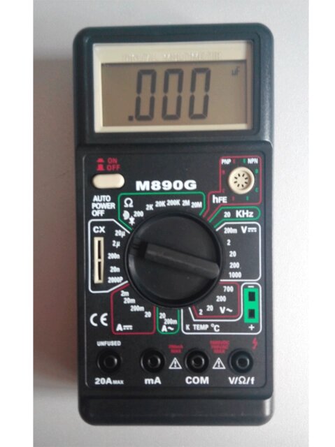 Цифровий мультиметр (тестер), вольтметр TS-VC-890G. dr - замовити
