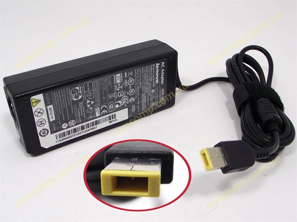 Зарядний пристрій для ноутбука IBM (1 original) 20V-4.5A USB pin .dr - роздріб