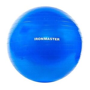 М'яч фітнес anti burst IronMaster діаметр 65cm фітбол для тренування