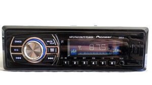 Автомагнітола стандартний розмір Pioneer 2053 MP3 / SD / USB / AUX / FM без диска