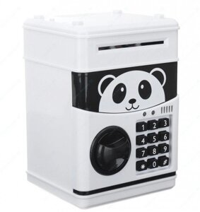 Скарбничка-сейф дитяча Панда з кодовим замком електронна