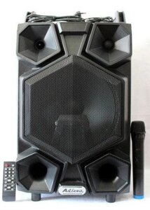 Акумуляторна колонка Meirende UF-AR12CK-DT USB / FM / Bluetooth з мікрофоном професійна акустика