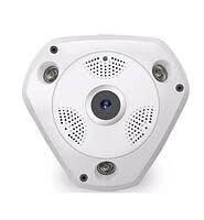 WI-FI IP-камера DL-T9 (панорамний, 1.0MP - 1280 * 720P, інфрачервоне нічне бачення, підтримка TF) dl - замовити