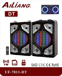 Колонки активна акустична система AILIANG UF-7811-DT /2.1 200 Вт Bluetooth Пульт ДУ