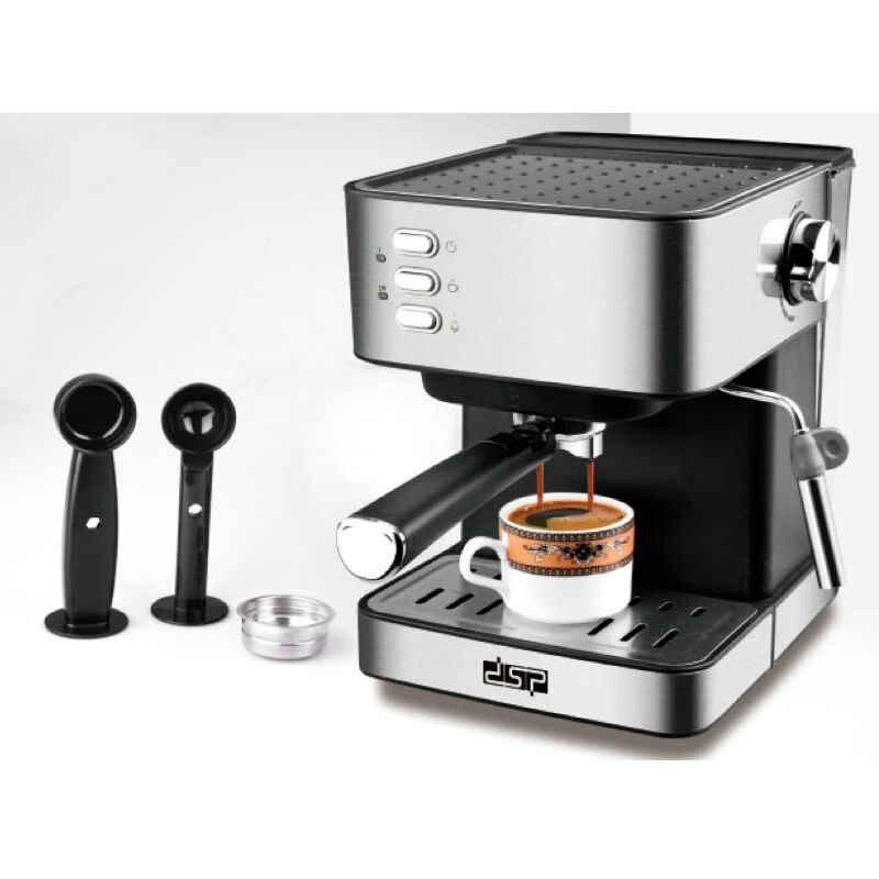 Кофемашина DSP Espresso Coffee Maker KA3028 напівавтоматична з капучинатором - фото