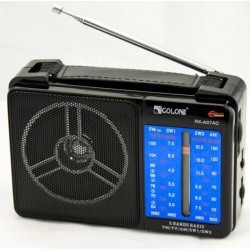 Портативний радіоприймач GOLON RX-A07AC всехвильовий аналоговий тюнер радіо - Інтернет магазин &quot;Megamaks&quot;