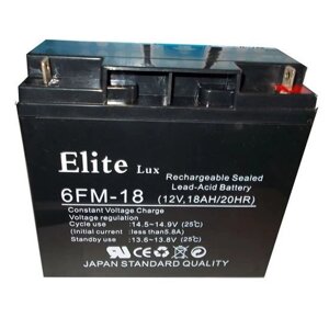 Акумулятор АК - ELITE LUX 12V 18A . dr
