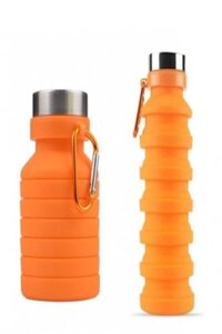 Складна силіконова пляшка LUX Bottle 550 мл легка і компактна для подорожей