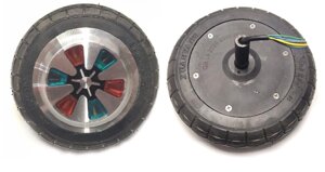 Мотор колесо для гіроскутера на 8 дюймів алюмінієві з LED