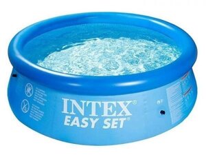 Восьмигранний басейн з надувним кільцем Intex Easy Set 28110