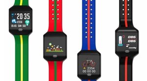Смарт браслет умные часы В07 цветной экран поддержка Bluetooth 4,0